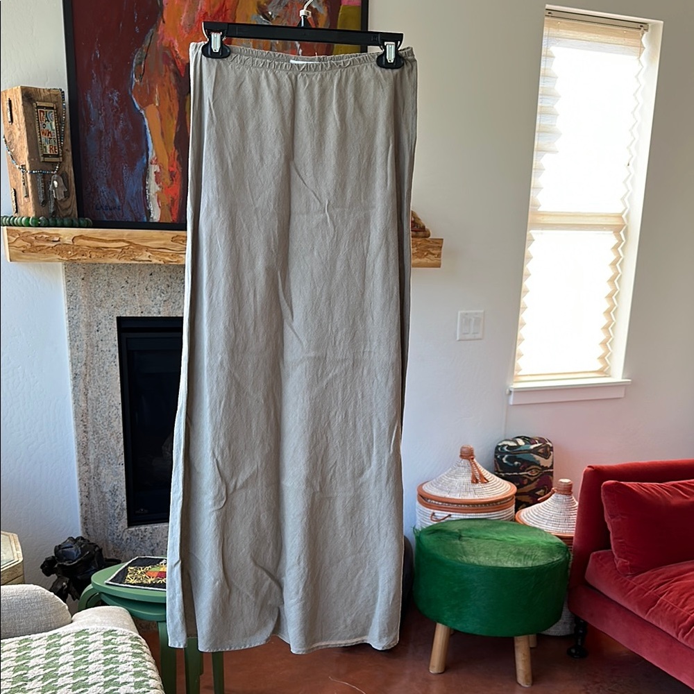 J. Jill xs tan linen Maxi Skirt (love linen)